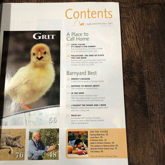 Grit Magazine Lot of 4 - Jan/Feb, May/June, July/Aug, Sept/Oct 2007 Homesteading - Picture 13 of 14
